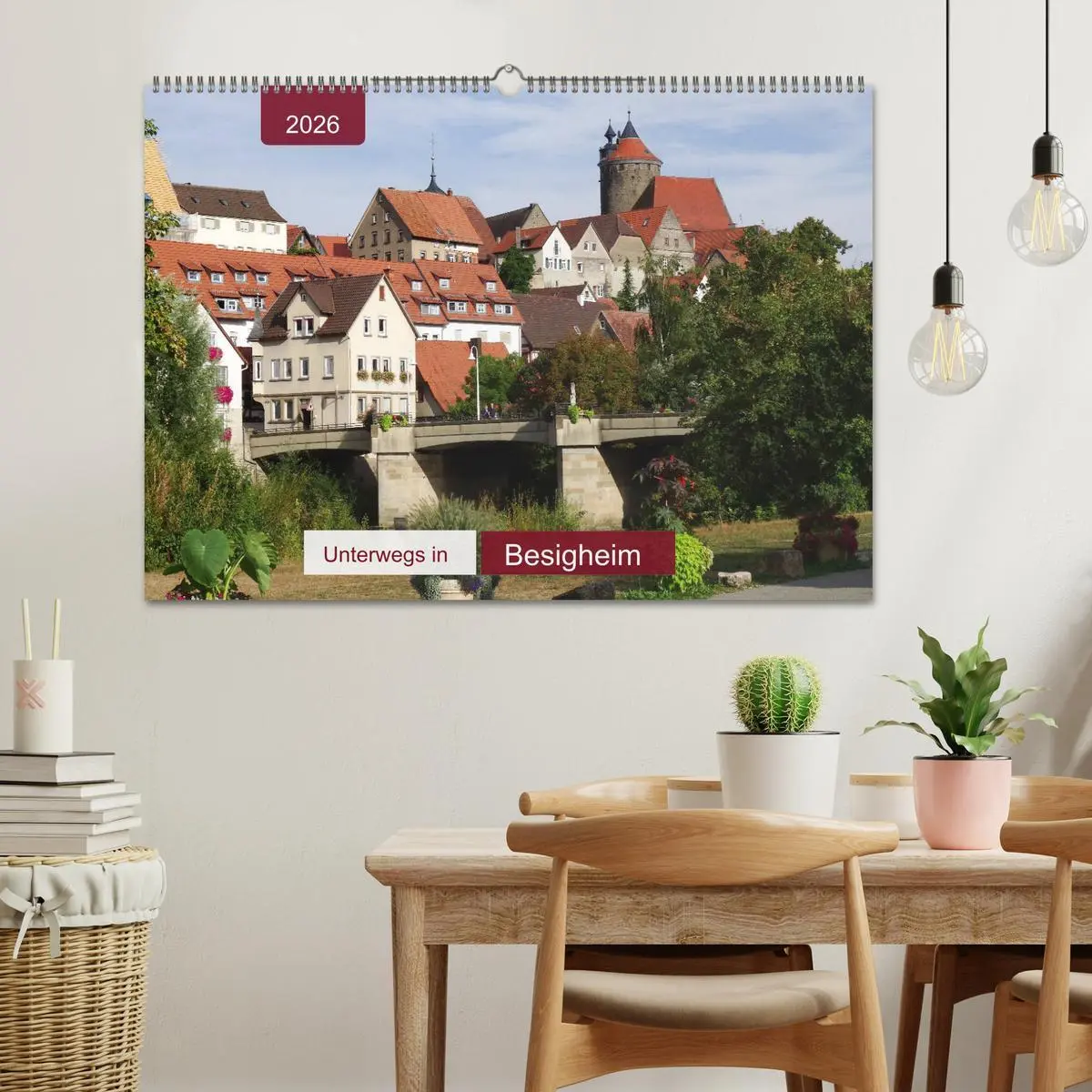 Bild: 9783457826393 | Unterwegs in Besigheim (Wandkalender 2026 DIN A2 quer), CALVENDO...