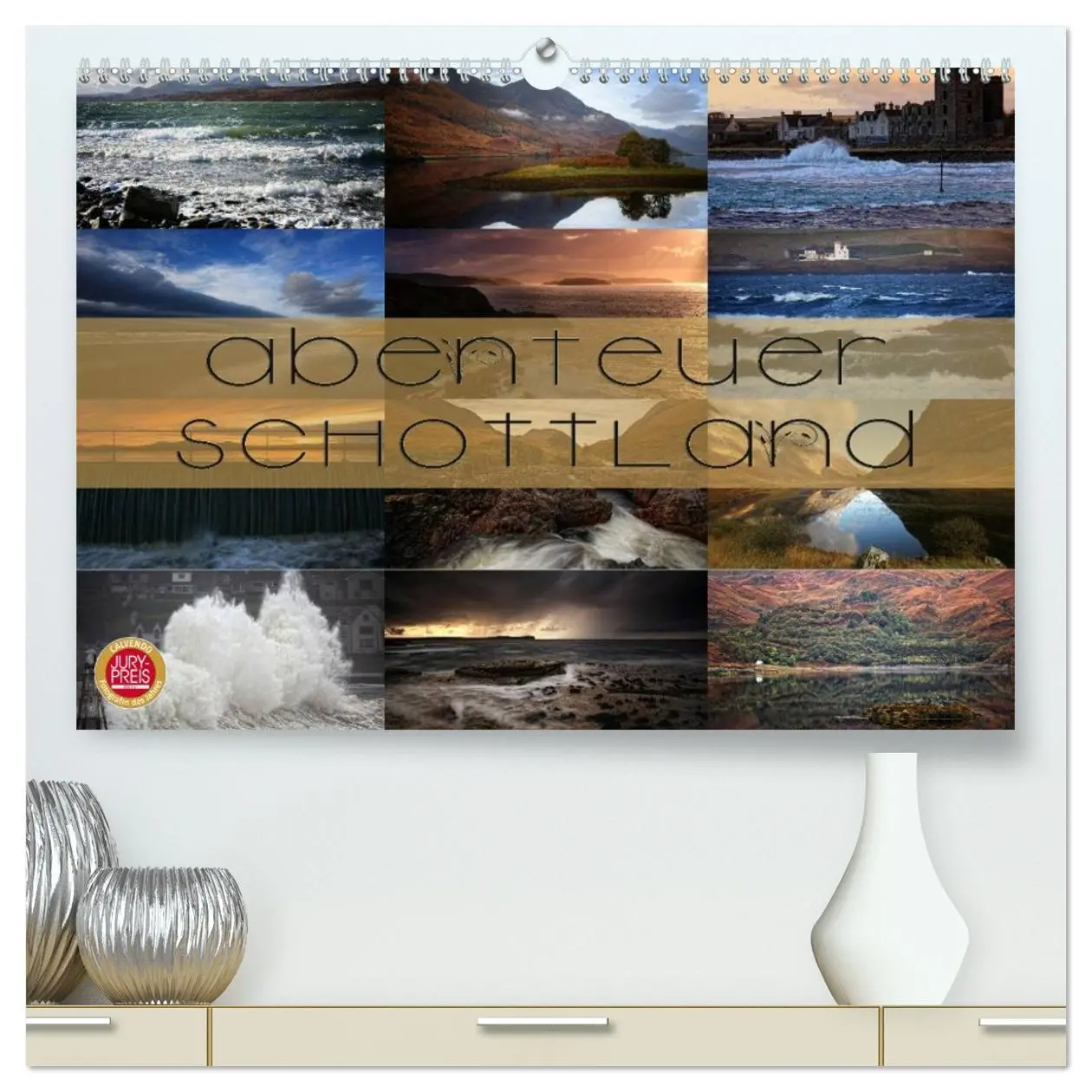 Cover: 9783516156393 | Abenteuer Schottland (hochwertiger Premium Wandkalender 2026 DIN A2...