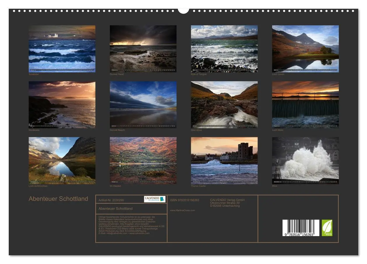 Bild: 9783516156393 | Abenteuer Schottland (hochwertiger Premium Wandkalender 2026 DIN A2...
