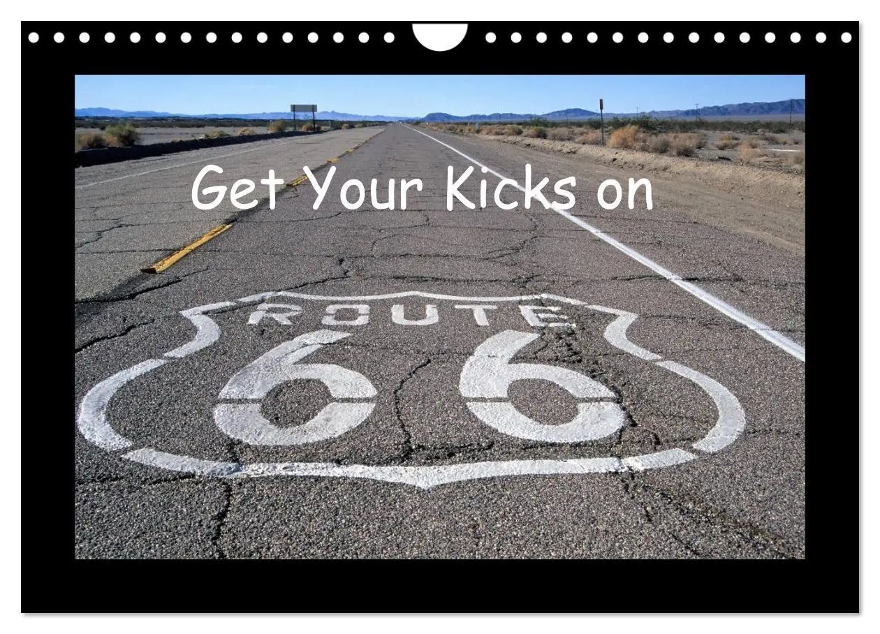 Cover: 9783516226393 | Get Your Kicks on Route 66 (Wandkalender 2026 DIN A4 quer),...