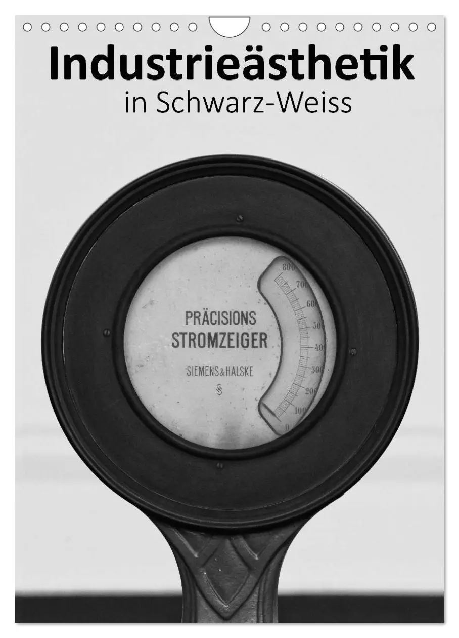 Cover: 9783516466393 | Industrieästhetik in Schwarz-Weiss (Wandkalender 2026 DIN A4 hoch),...