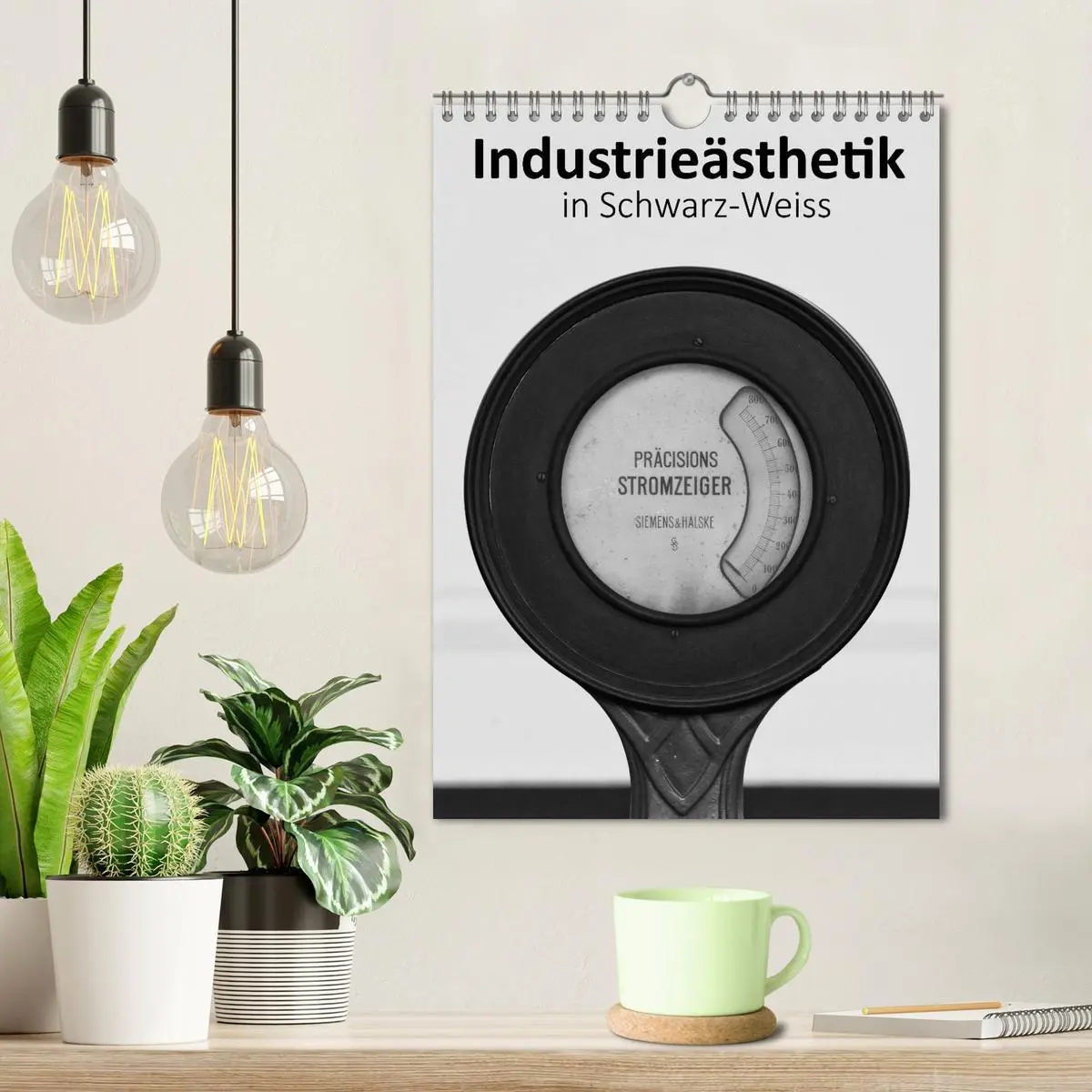 Bild: 9783516466393 | Industrieästhetik in Schwarz-Weiss (Wandkalender 2026 DIN A4 hoch),...