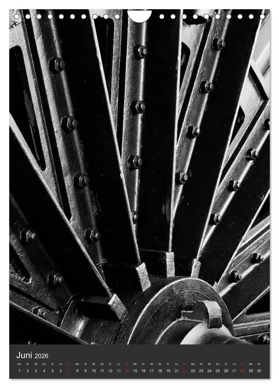 Bild: 9783516466393 | Industrieästhetik in Schwarz-Weiss (Wandkalender 2026 DIN A4 hoch),...