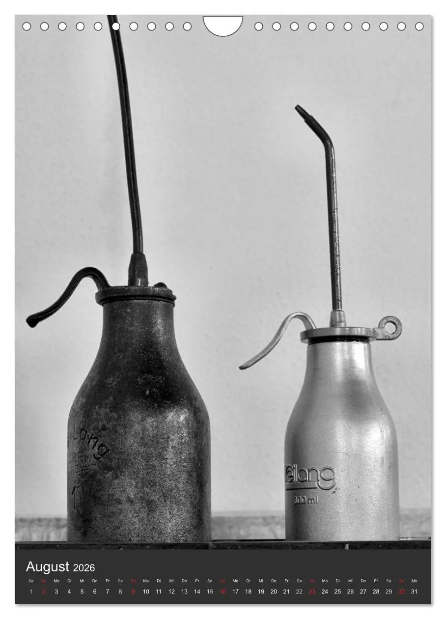 Bild: 9783516466393 | Industrieästhetik in Schwarz-Weiss (Wandkalender 2026 DIN A4 hoch),...