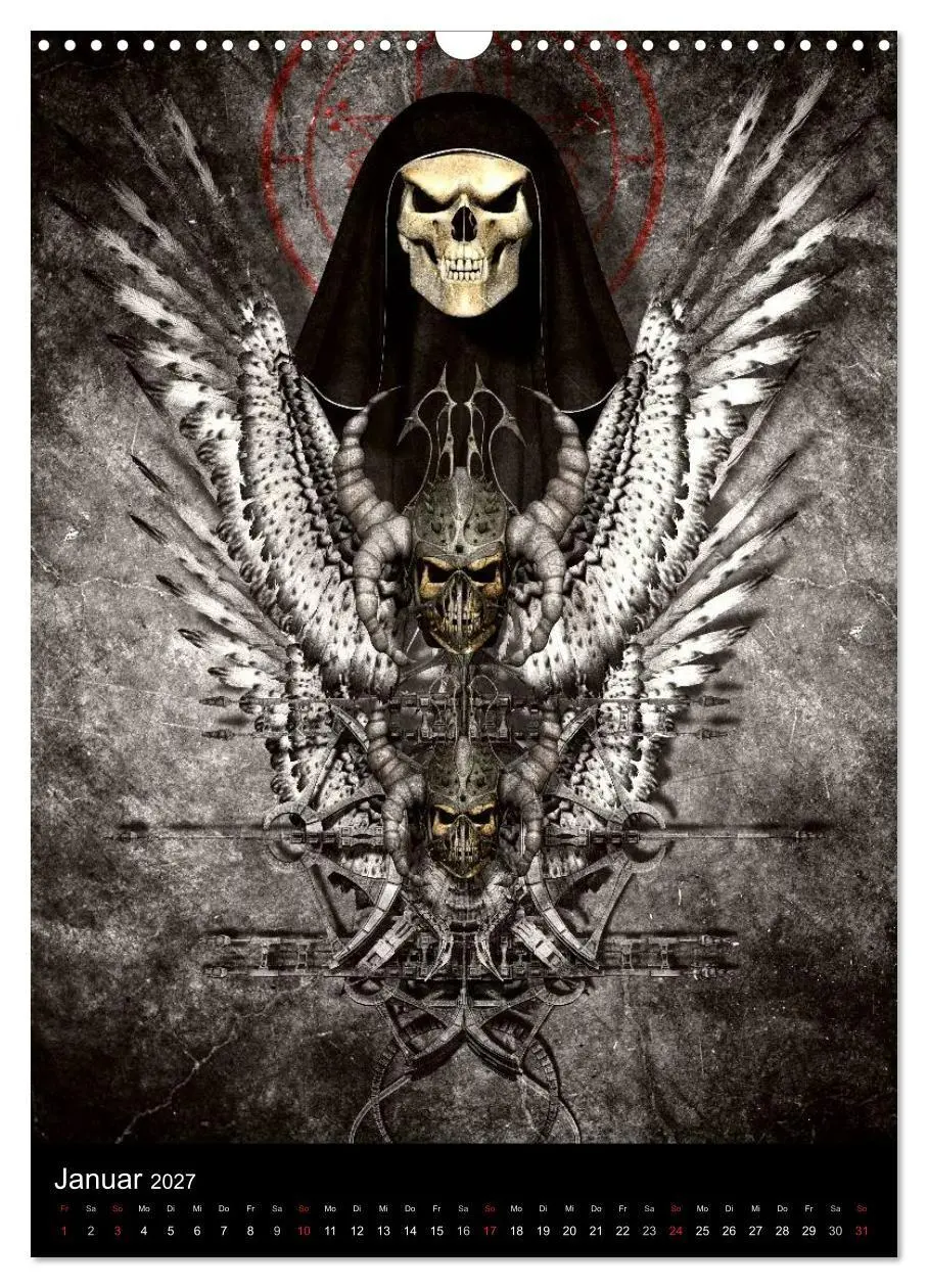 Bild: 9783594136393 | S.O.D. - Skulls Of Death Vol. I - Totenkopf Artworks (Wandkalender...