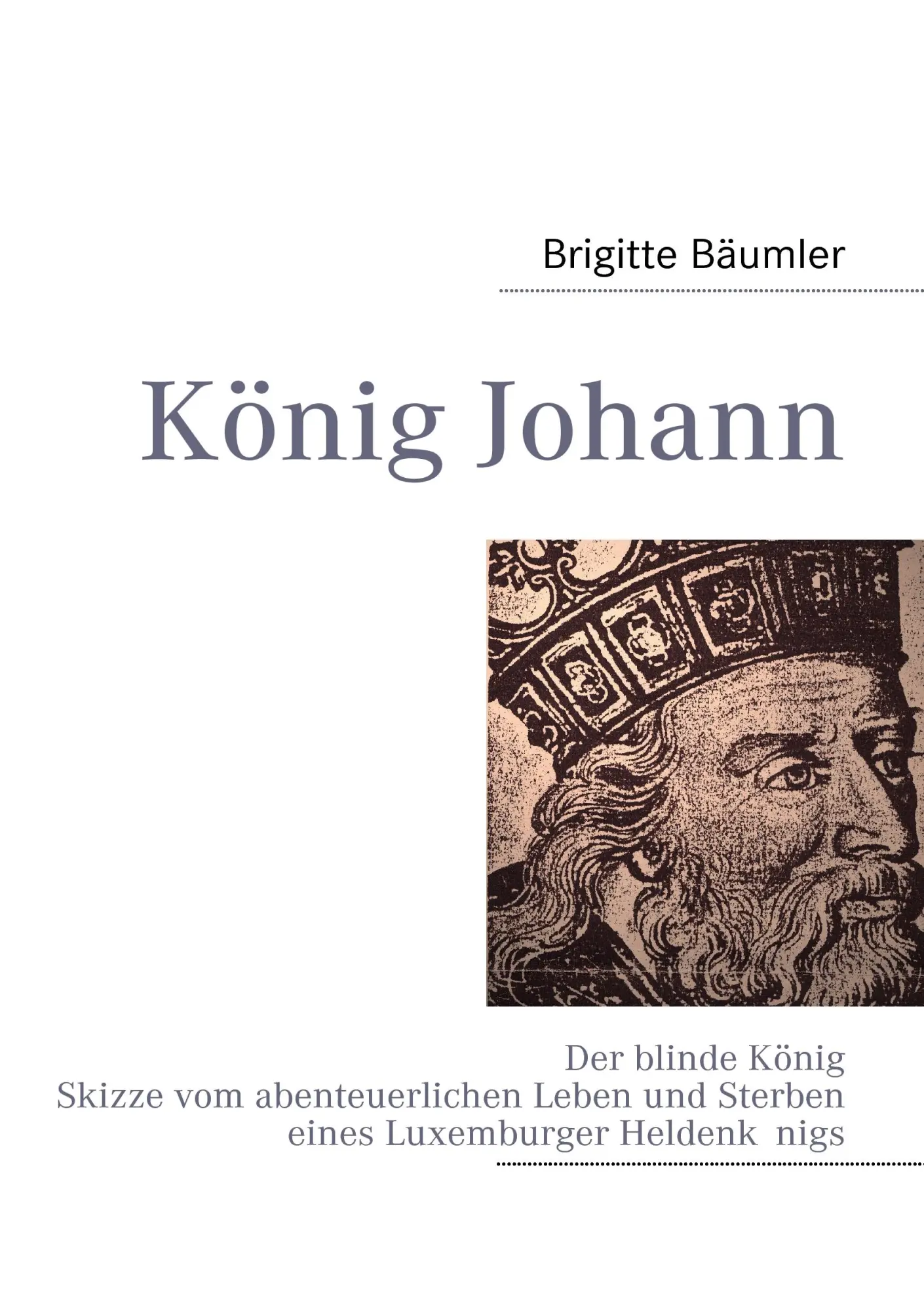 Cover: 9783839136393 | König Johann | Der blinde König | Brigitte Bäumler | Taschenbuch