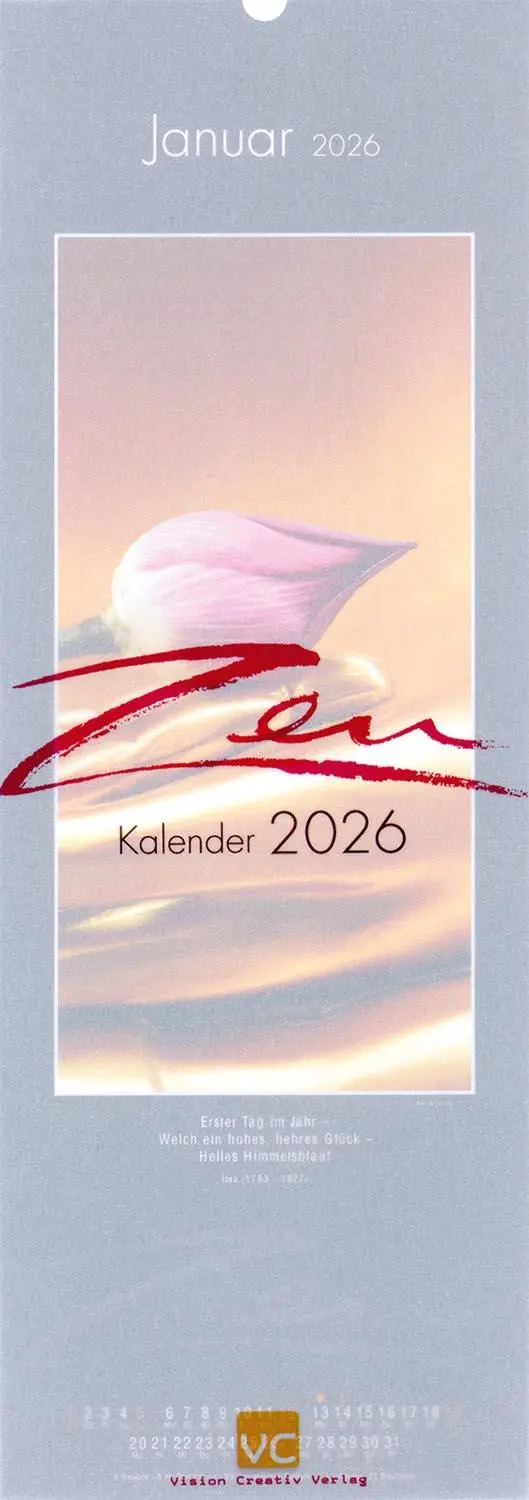 Cover: 9783948276393 | Zen-Kalender 2026 | Vis Orth | Kalender | Spiralbindung, SPIRALB