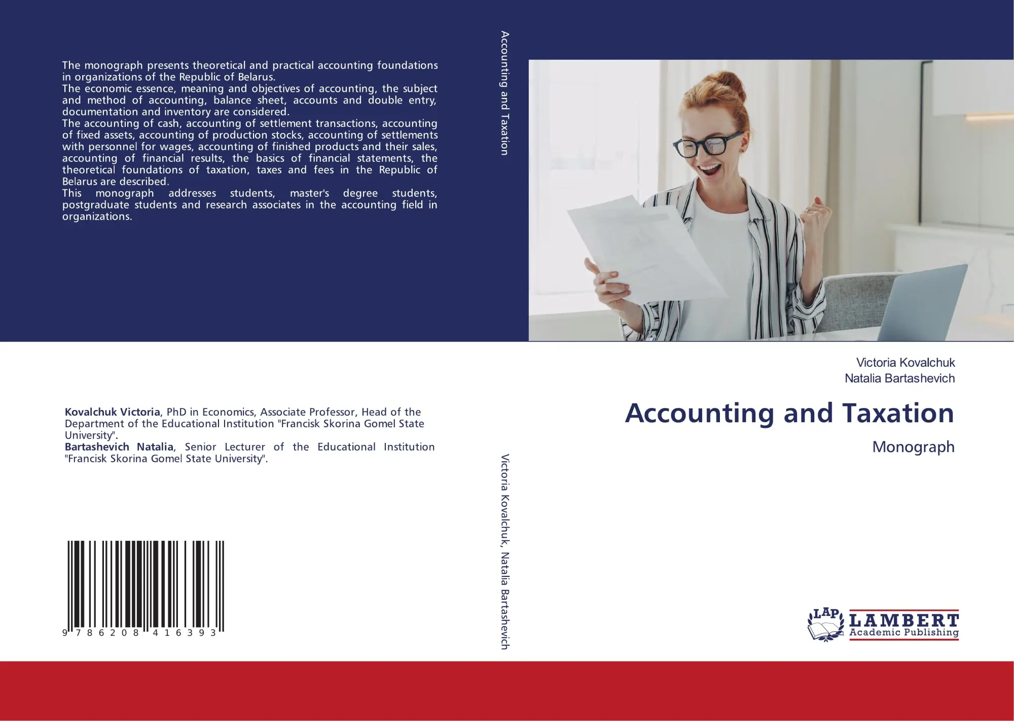 Cover: 9786208416393 | Accounting and Taxation | Monograph | Victoria Kovalchuk (u. a.)