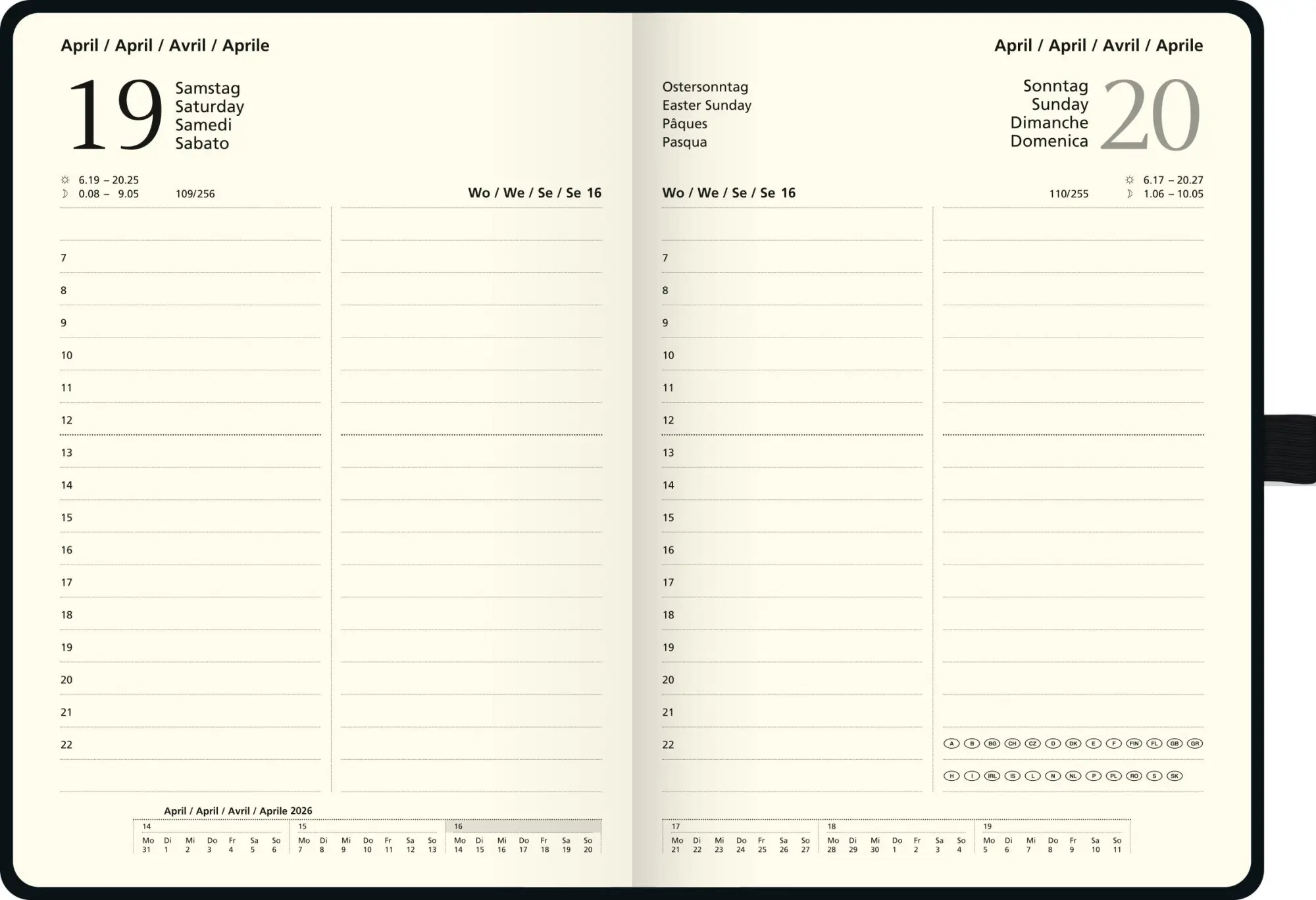 Bild: 4061947146493 | BRUNNEN 1076466906 Buchkalender Kompagnon Mod. 764 66 2026 A5,...