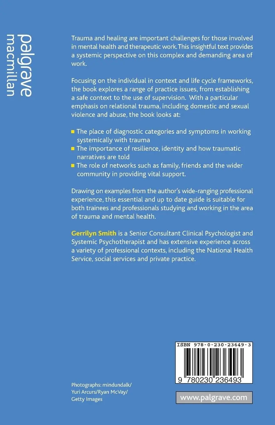 Rückseite: 9780230236493 | Working with Trauma | Systemic Approaches | Gerrilyn Smith | Buch