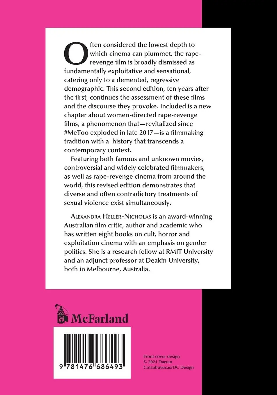 Rückseite: 9781476686493 | Rape-Revenge Films | A Critical Study, 2d ed. | Heller-Nicholas | Buch