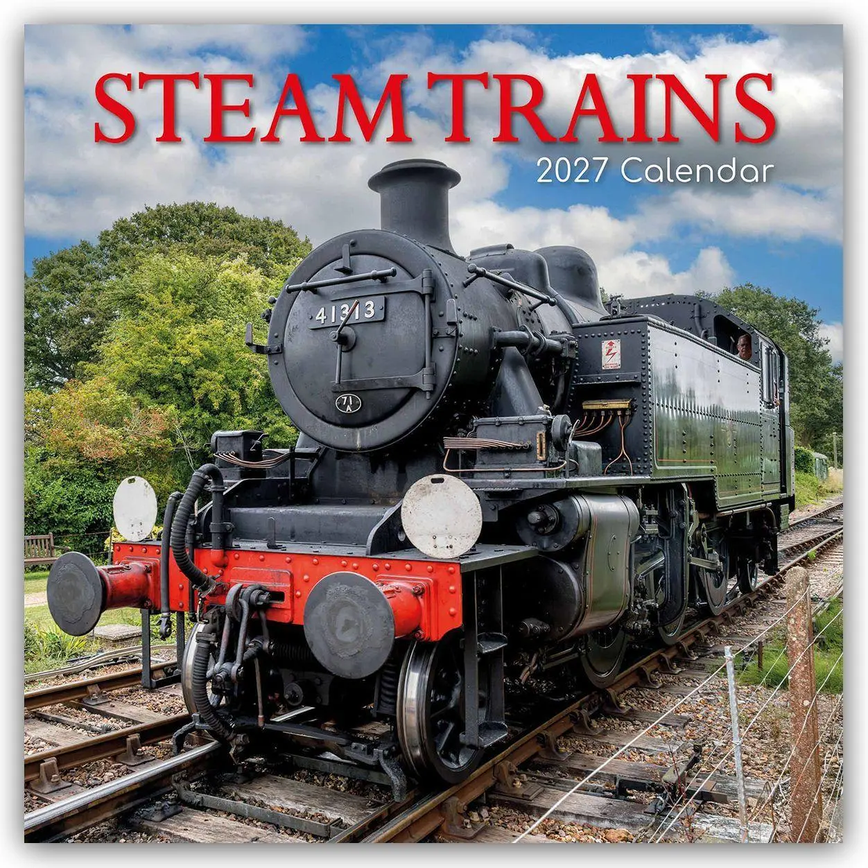 Cover: 9781805976493 | Steam Trains - Dampfeisenbahnen 2027 - 16-Monatskalender | Ltd | 28 S.