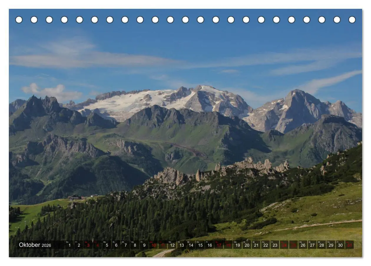 Bild: 9783457746493 | Dolomiten 2026 - Die weißen Berge (Tischkalender 2026 DIN A5 quer),...