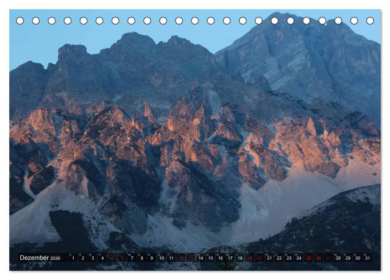 Bild: 9783457746493 | Dolomiten 2026 - Die weißen Berge (Tischkalender 2026 DIN A5 quer),...