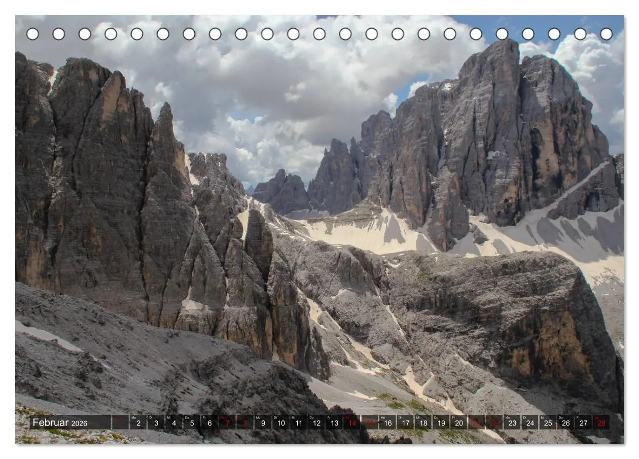 Bild: 9783457746493 | Dolomiten 2026 - Die weißen Berge (Tischkalender 2026 DIN A5 quer),...