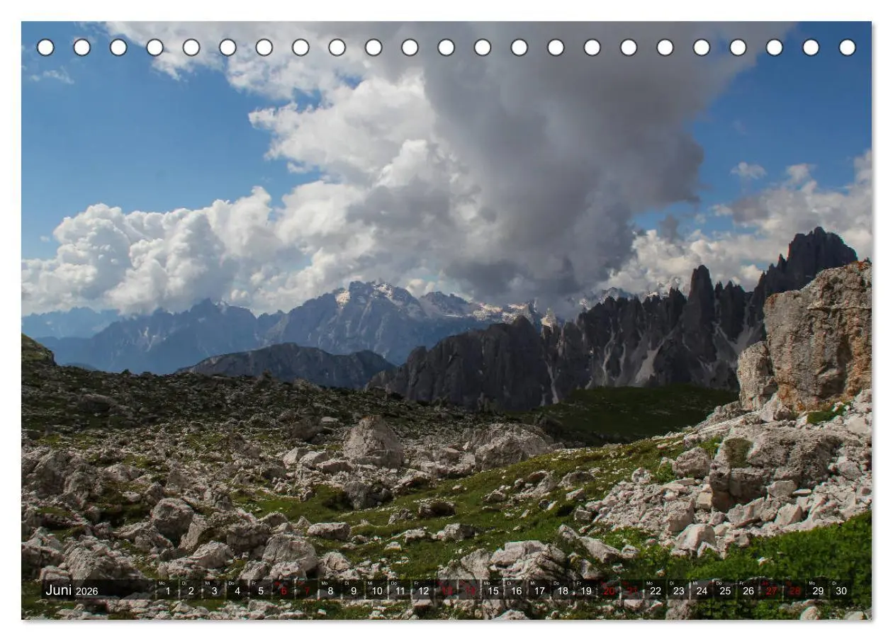 Bild: 9783457746493 | Dolomiten 2026 - Die weißen Berge (Tischkalender 2026 DIN A5 quer),...