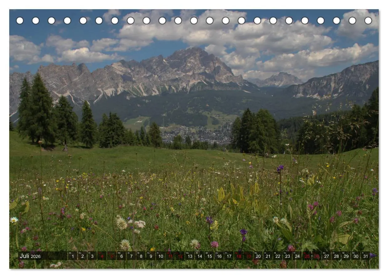 Bild: 9783457746493 | Dolomiten 2026 - Die weißen Berge (Tischkalender 2026 DIN A5 quer),...
