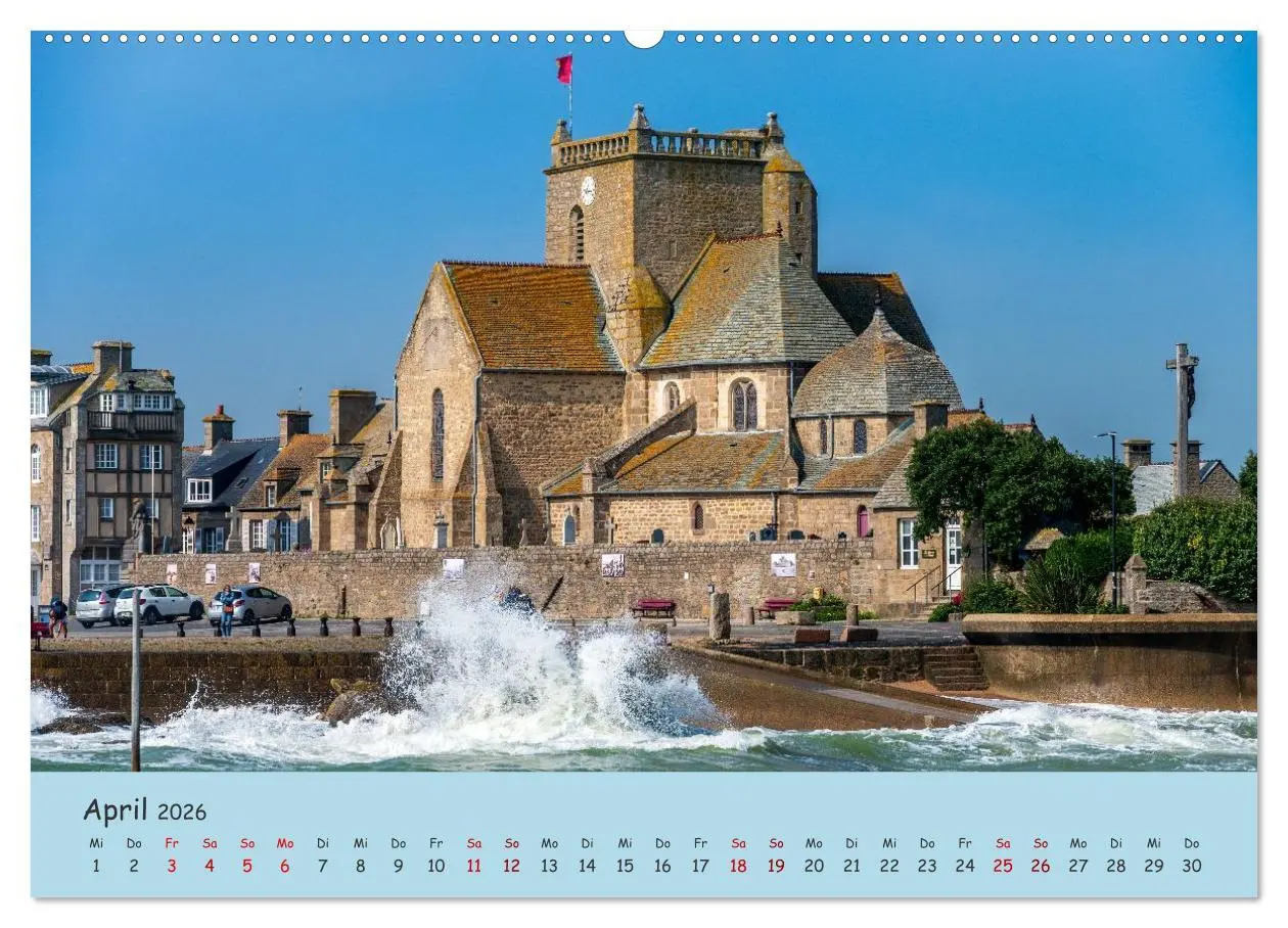 Bild: 9783516216493 | Unterwegs in der Normandie (hochwertiger Premium Wandkalender 2026...