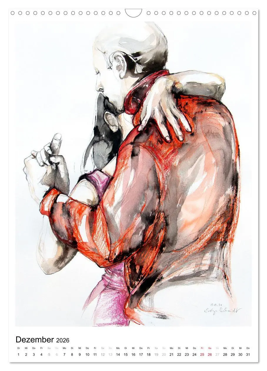 Bild: 9783516386493 | Tango Argentino - Zauber der Umarmung (Wandkalender 2026 DIN A3...