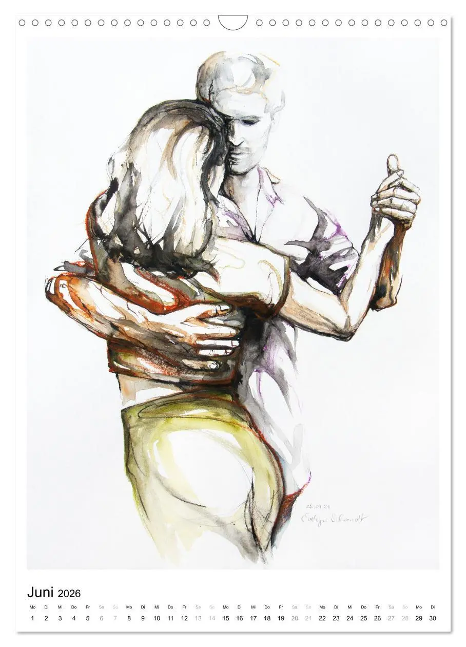 Bild: 9783516386493 | Tango Argentino - Zauber der Umarmung (Wandkalender 2026 DIN A3...