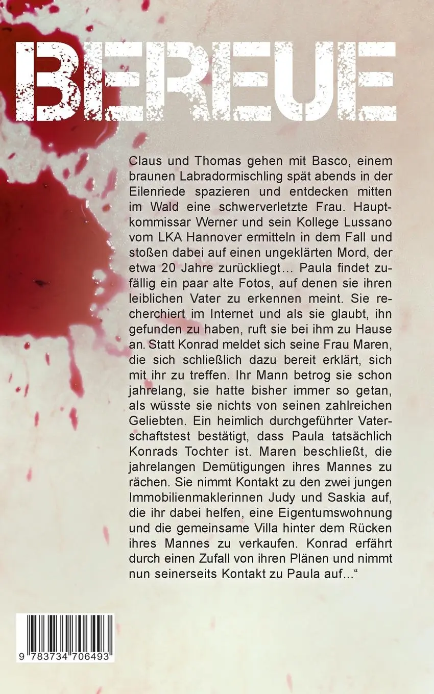 Rückseite: 9783734706493 | Bereue | Regionalkrimi (Familie Schmidtke &amp; Co-Reihe Band 1) | Buch