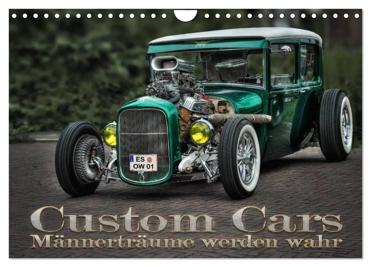 Cover: 9783516066593 | Custom Cars - Männerträume werden wahr (Wandkalender 2026 DIN A4...