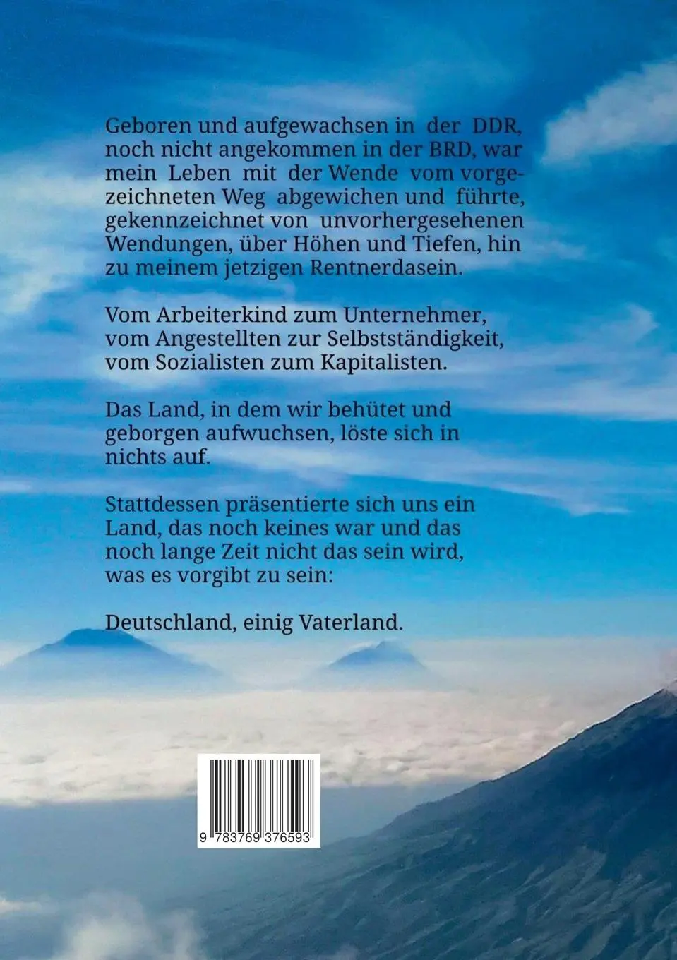 Rückseite: 9783769376593 | Ein Held war ich nie | Erinnerungen | Wolfgang Walther | Taschenbuch
