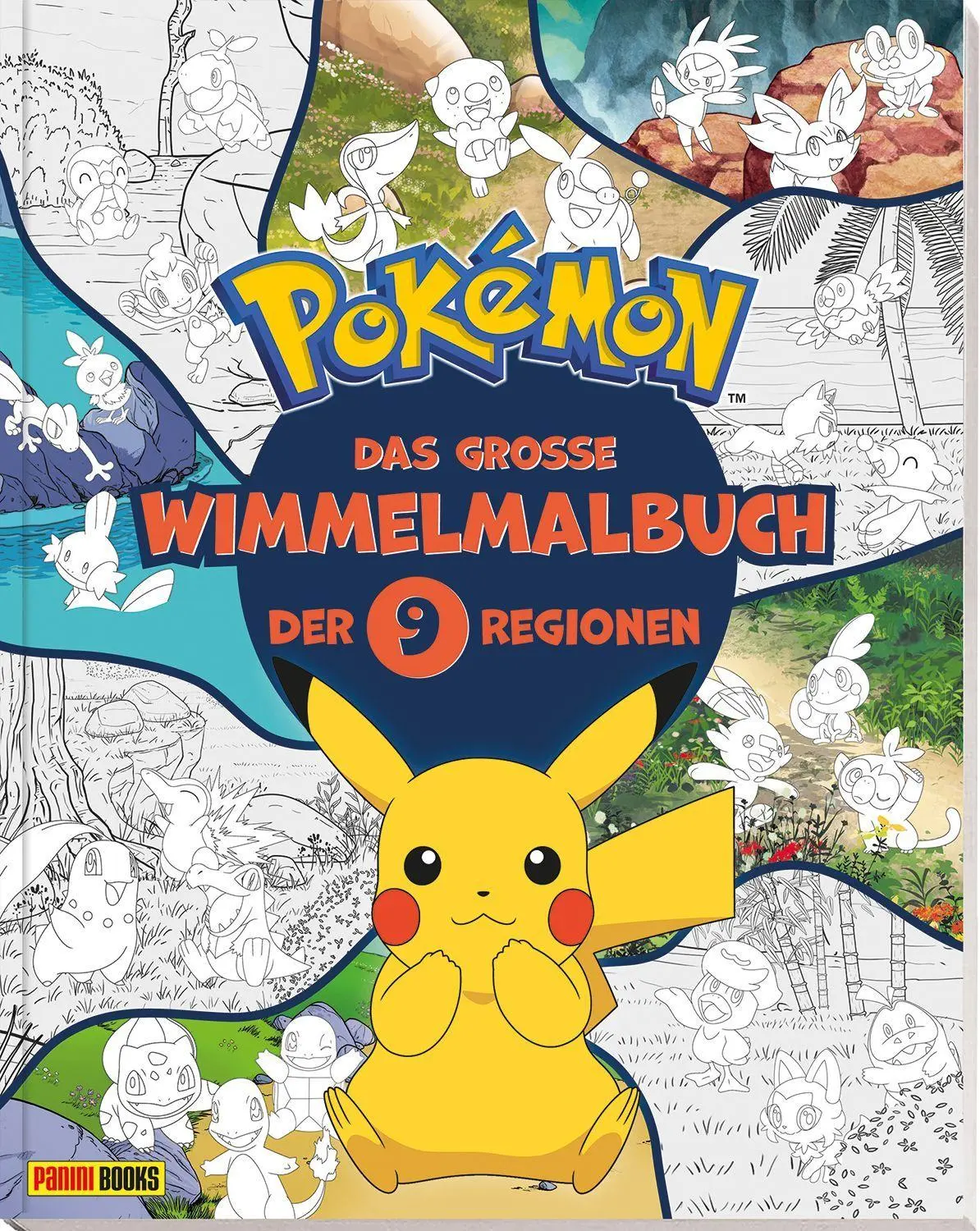 Pokémon: Das große Wimmelmalbuch der 9 Regionen