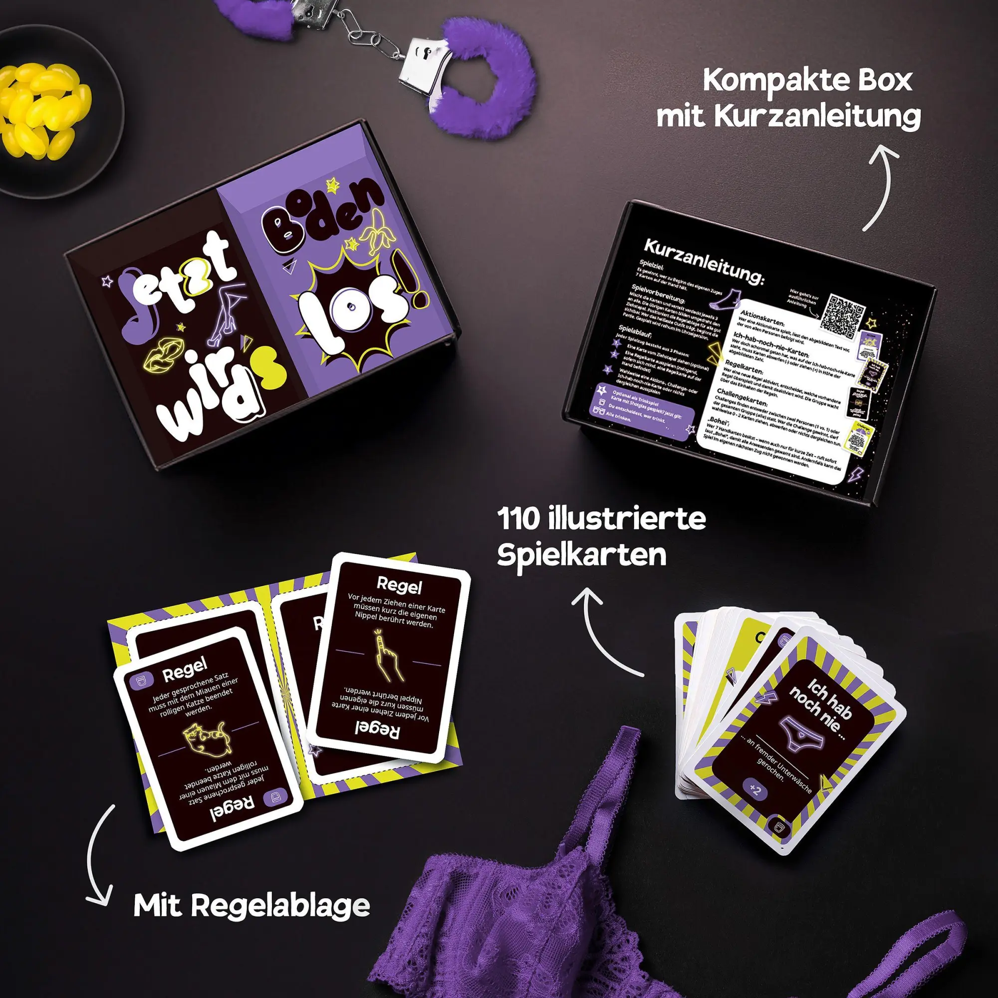 Bild: 9783960966593 | Bohei Bodenlos | Das schlüpfrige Partyspiel von Ana und Tim Johnson