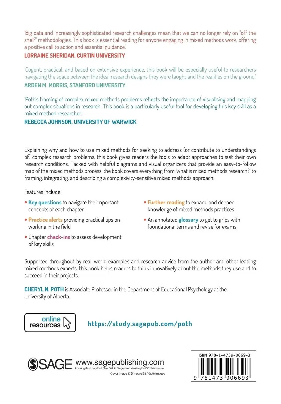 Rückseite: 9781473906693 | Innovation in Mixed Methods Research | Cheryl N. Poth | Taschenbuch