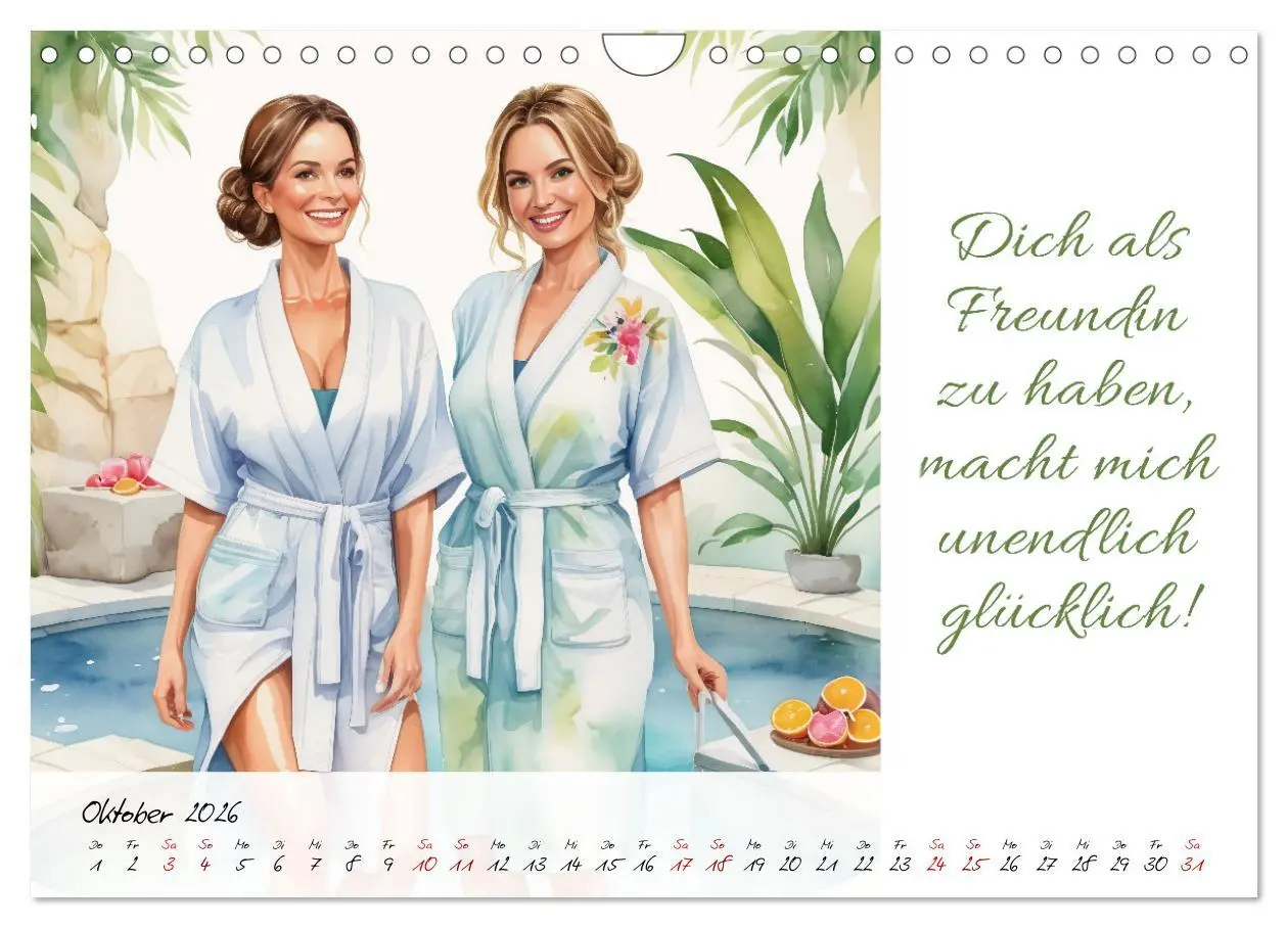 Bild: 9783457346693 | Beste Freundinnen (Wandkalender 2026 DIN A4 quer), CALVENDO...