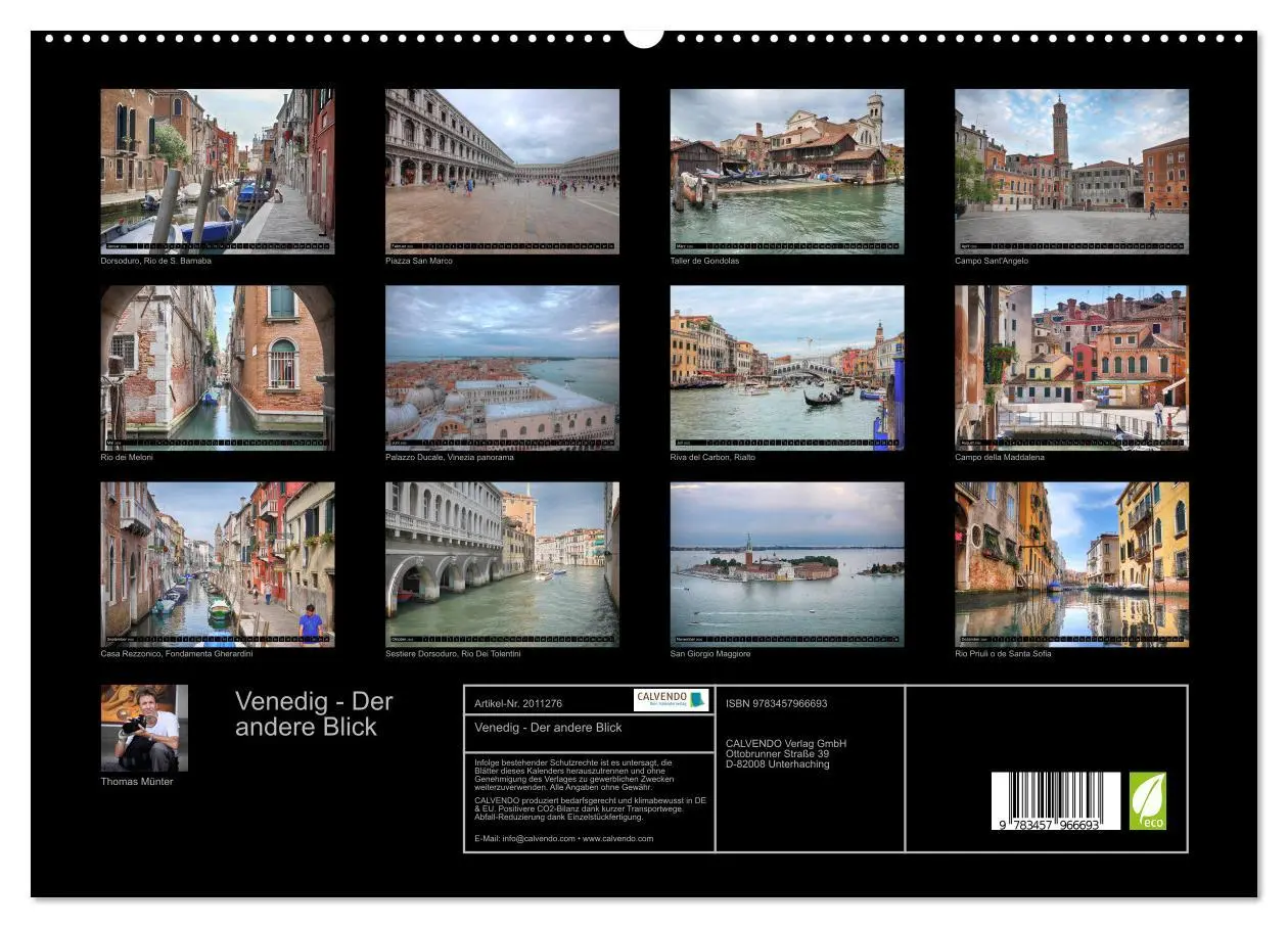 Bild: 9783457966693 | Venedig - Der andere Blick (hochwertiger Premium Wandkalender 2026...