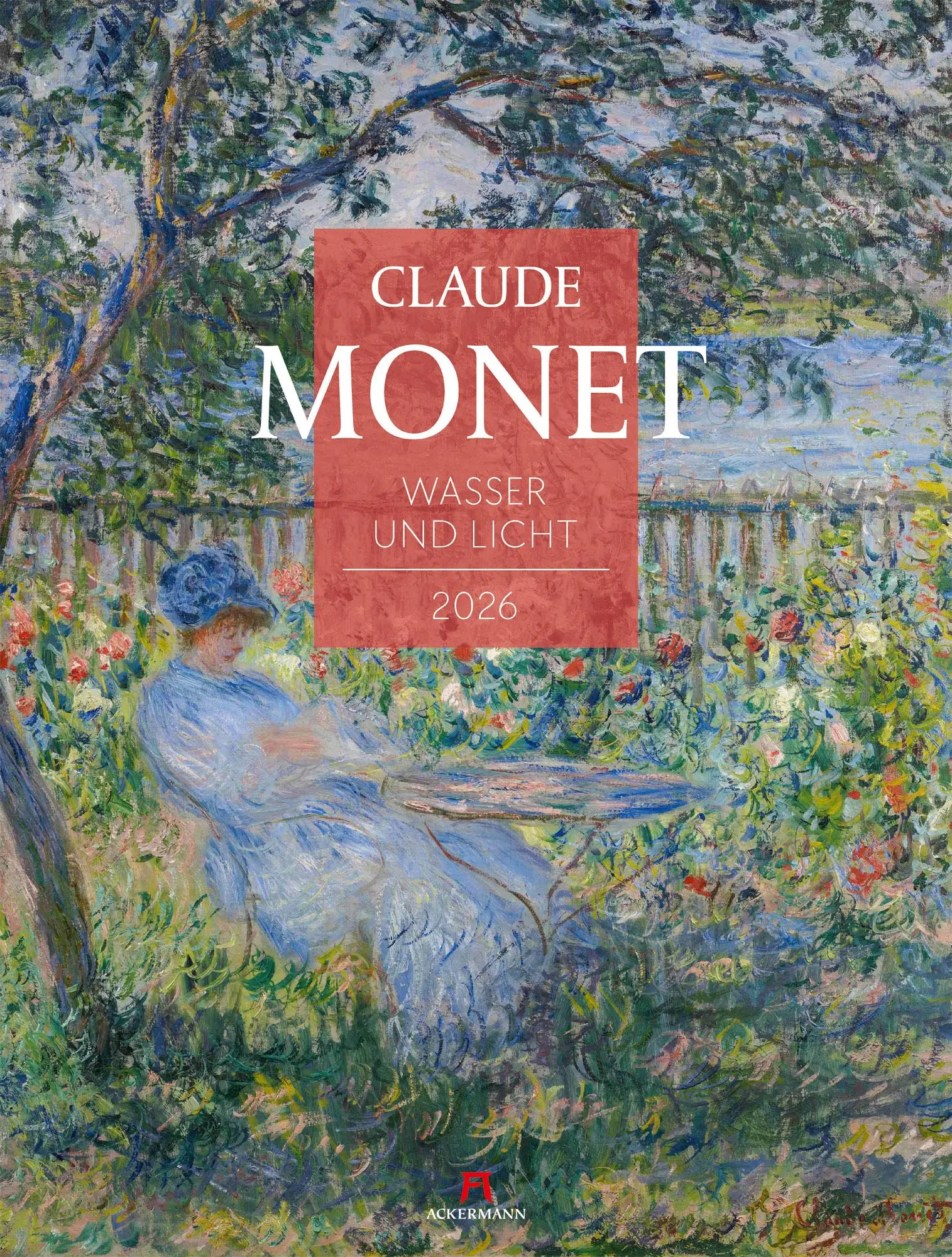 Cover: 9783838426693 | Claude Monet Kalender 2026 Wasser und Licht | Claude Monet | Kalender