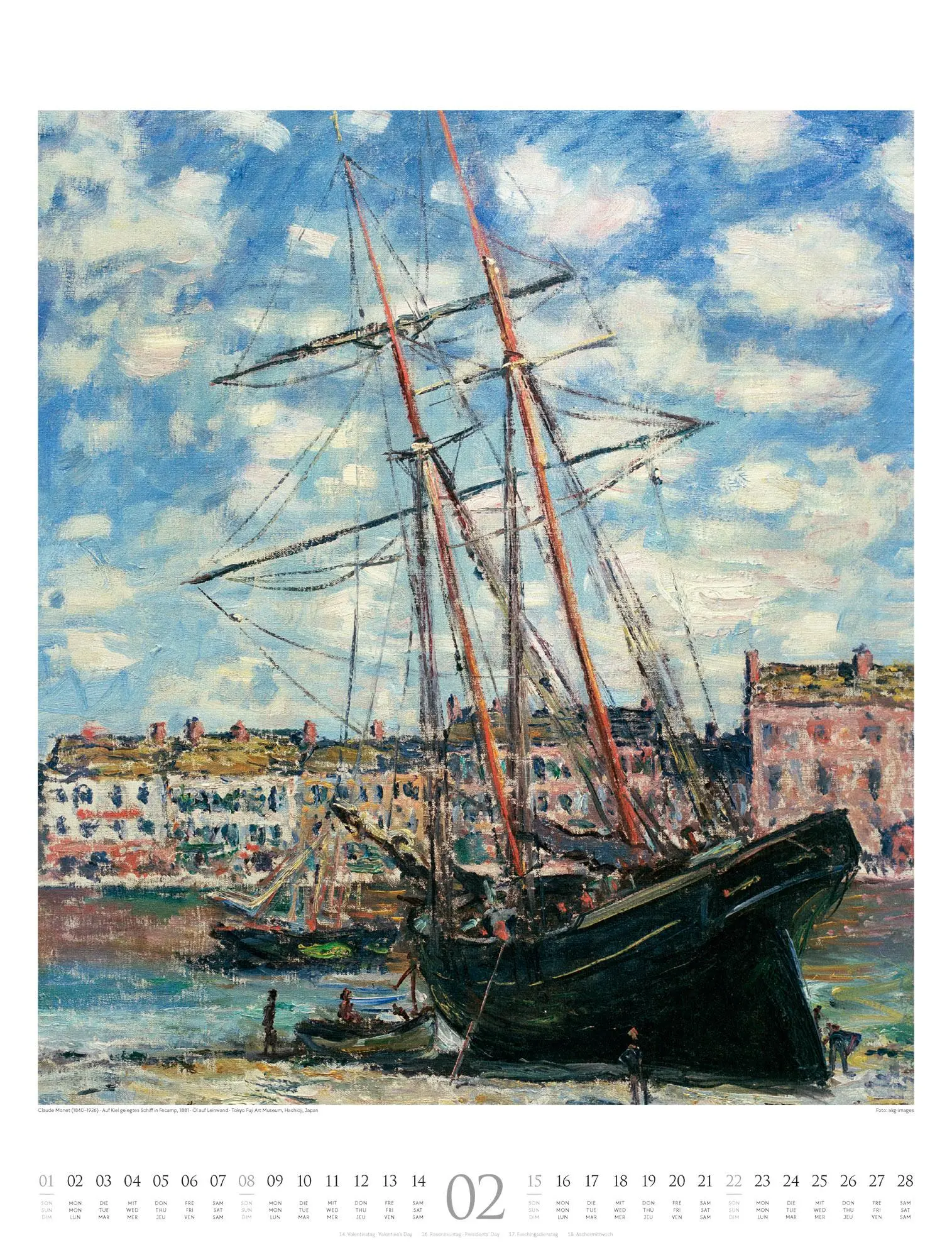 Bild: 9783838426693 | Claude Monet Kalender 2026 Wasser und Licht | Claude Monet | Kalender
