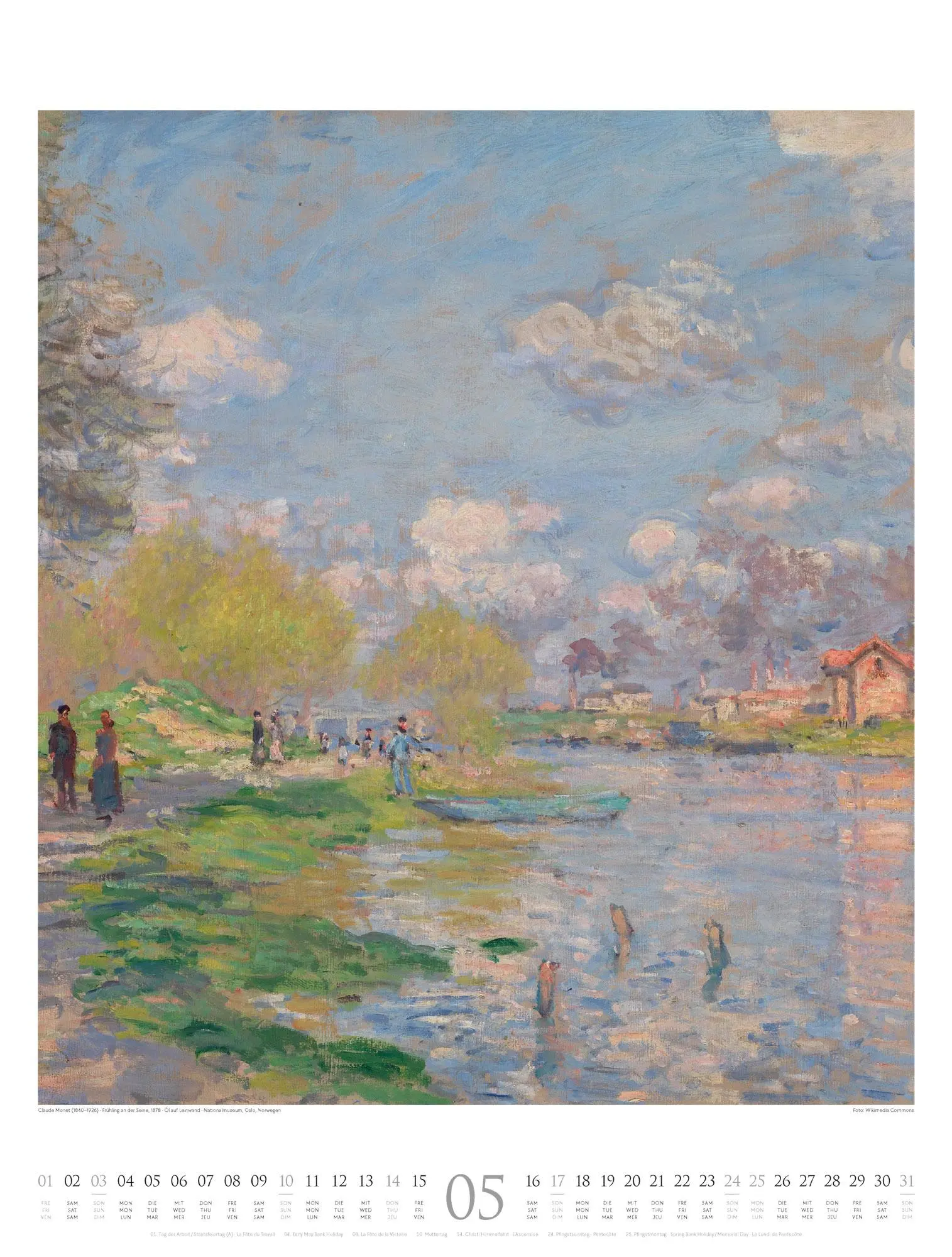 Bild: 9783838426693 | Claude Monet Kalender 2026 Wasser und Licht | Claude Monet | Kalender