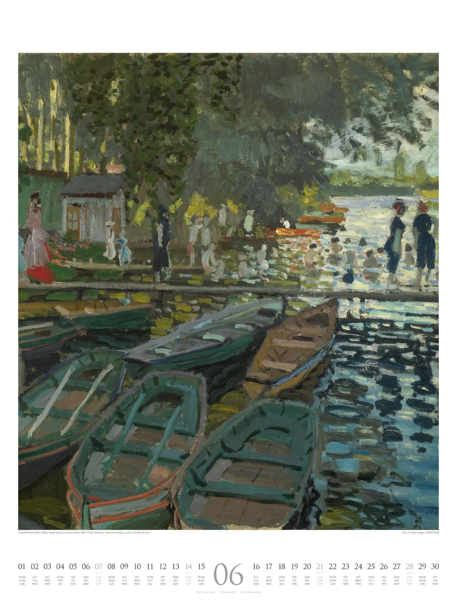 Bild: 9783838426693 | Claude Monet Kalender 2026 Wasser und Licht | Claude Monet | Kalender