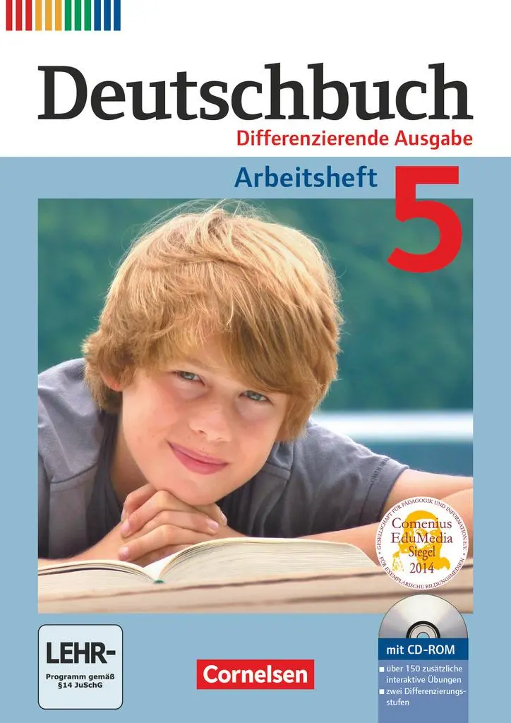 Cover: 9783060626793 | Deutschbuch 5. Schuljahr. Arbeitsheft mit Lösungen und...