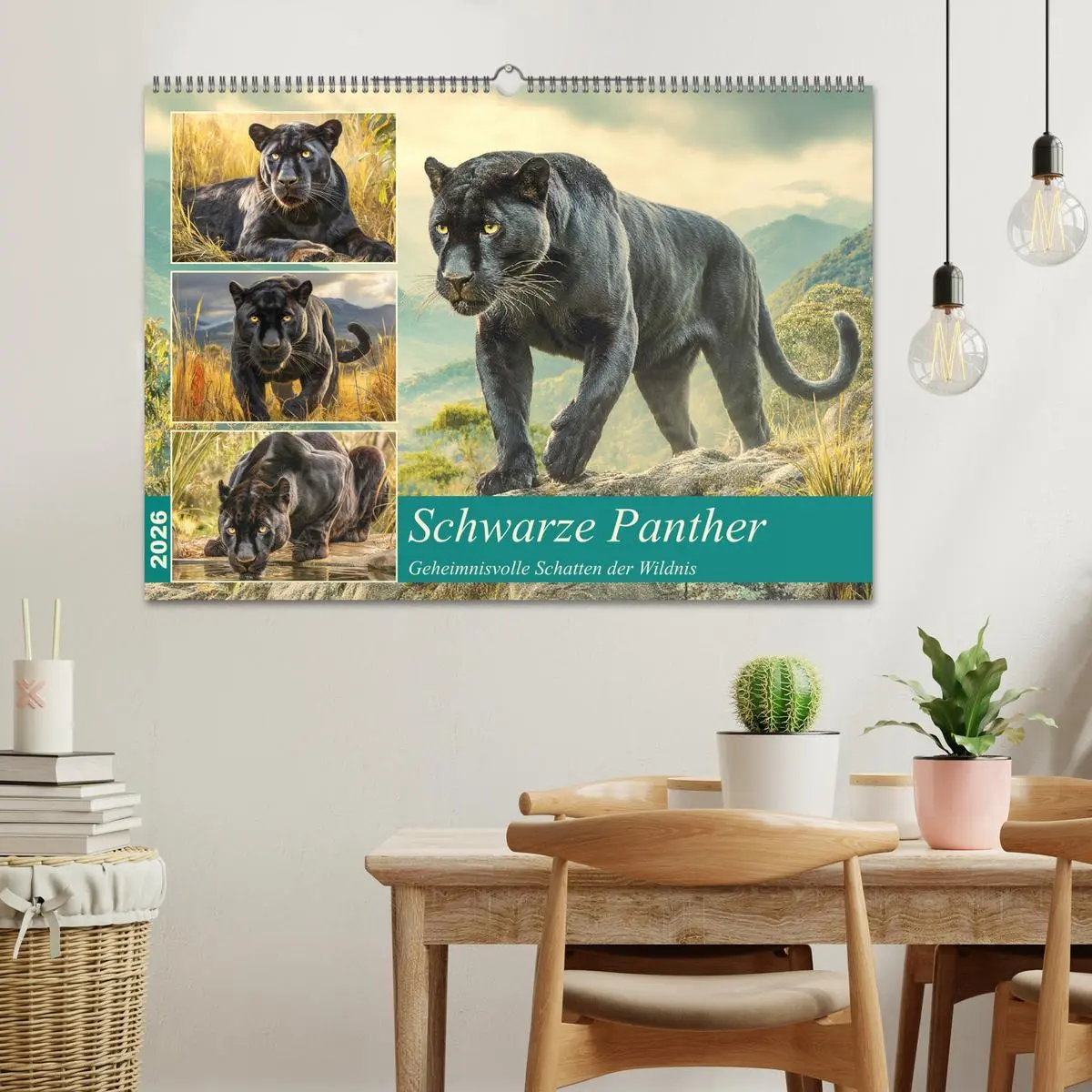 Bild: 9783457646793 | Schwarze Panther. Geheimnisvolle Schatten der Wildnis (Wandkalender...