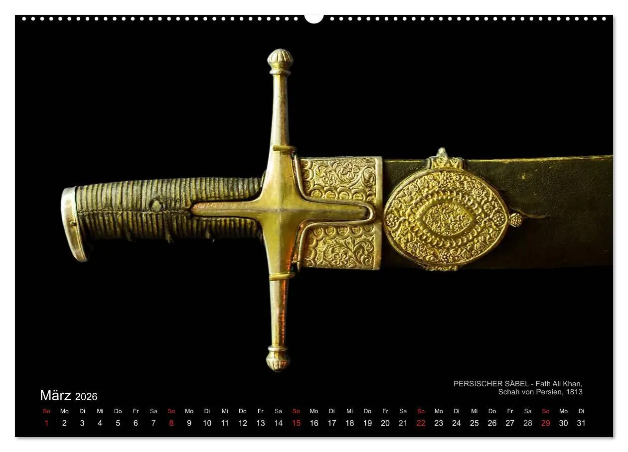 Bild: 9783457956793 | Historische Rüstungen und Waffen (Wandkalender 2026 DIN A2 quer),...