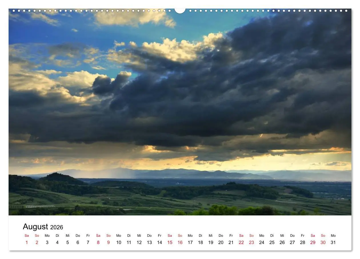 Bild: 9783516046793 | Impressionen vom Kaiserstuhl (Wandkalender 2026 DIN A2 quer),...