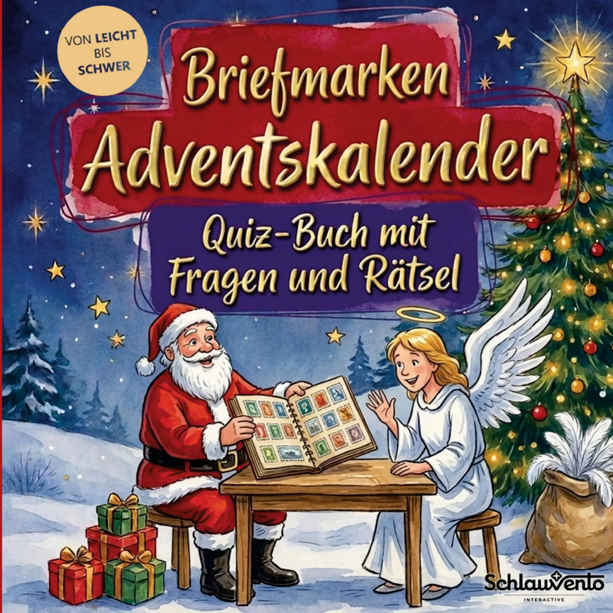 Cover: 9783693196793 | Briefmarken-Adventskalender: Quiz-Buch mit Fragen und Rätsel | Buch