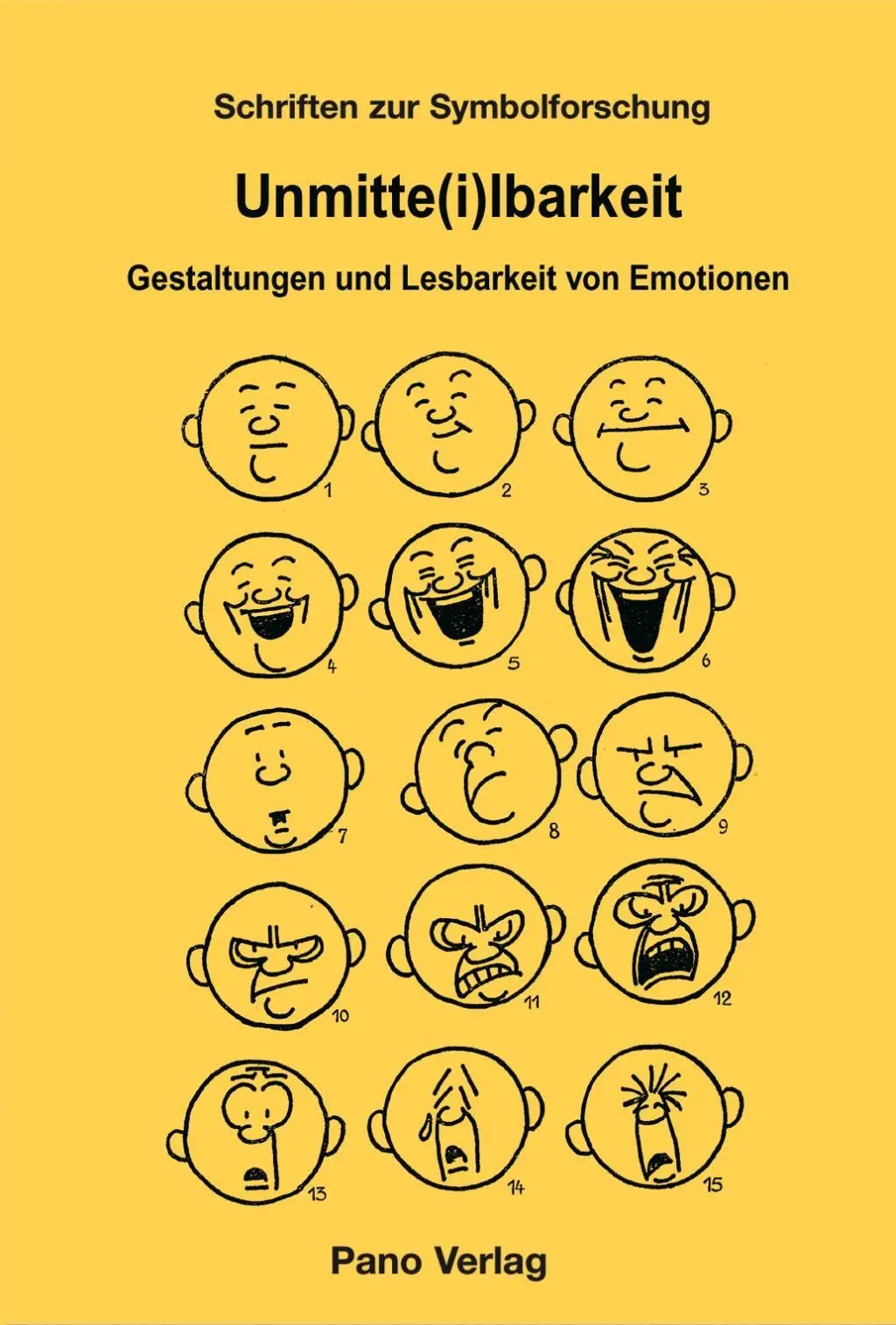 Cover: 9783907576793 | Unmitte(i)l-barkeit | Gestaltungen und Lesbarkeit von Emotionen | Buch
