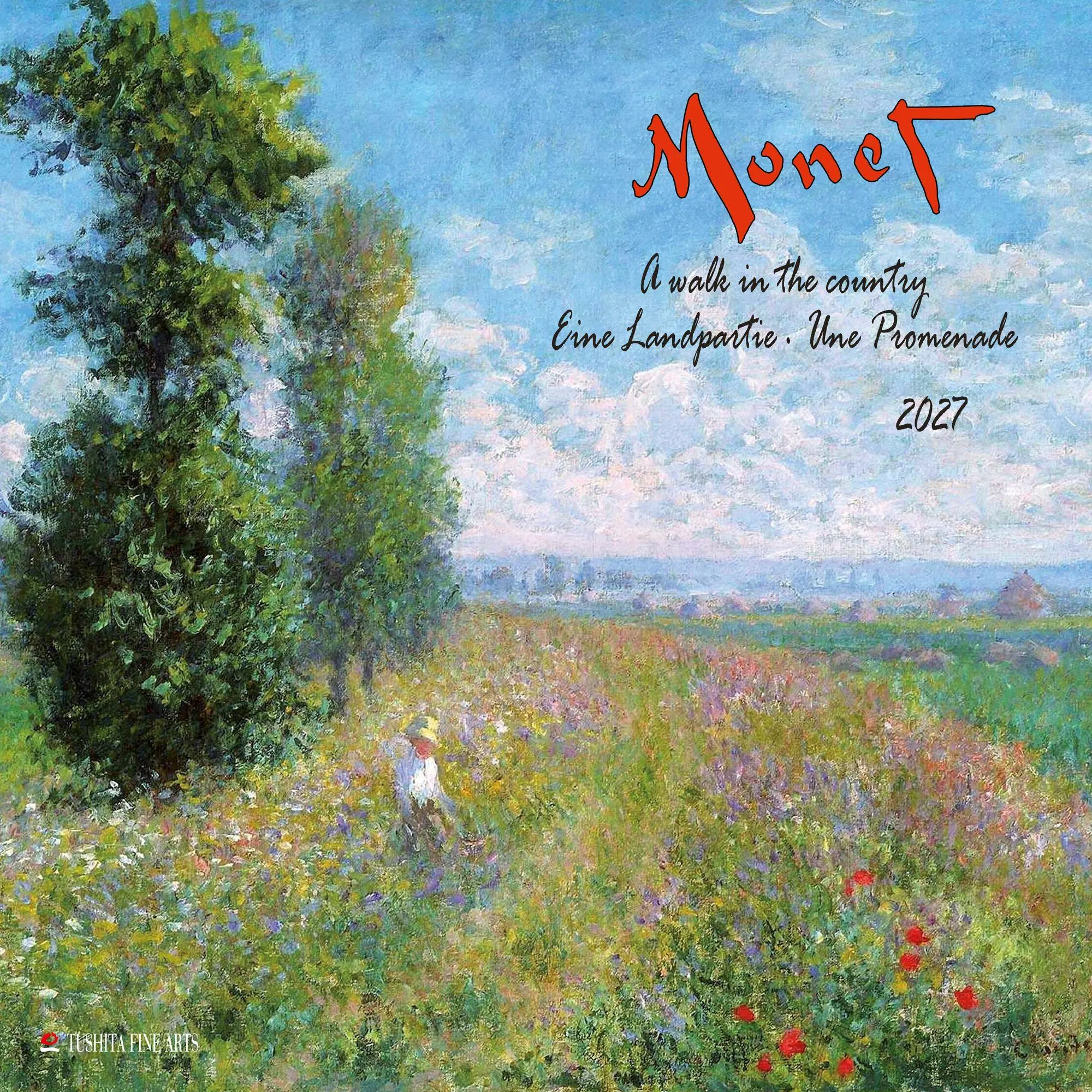 Cover: 9783959296793 | Claude Monet - A Walk in the Country 2027 | Kalender 2027 | Kalender