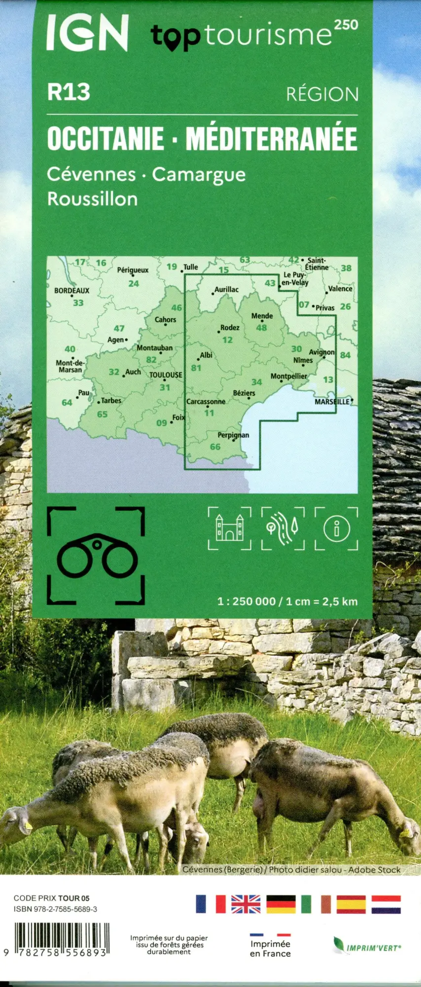 Bild: 9782758556893 | R13 Occitanie- Méditerranée | (Land-)Karte | Französisch | 2025