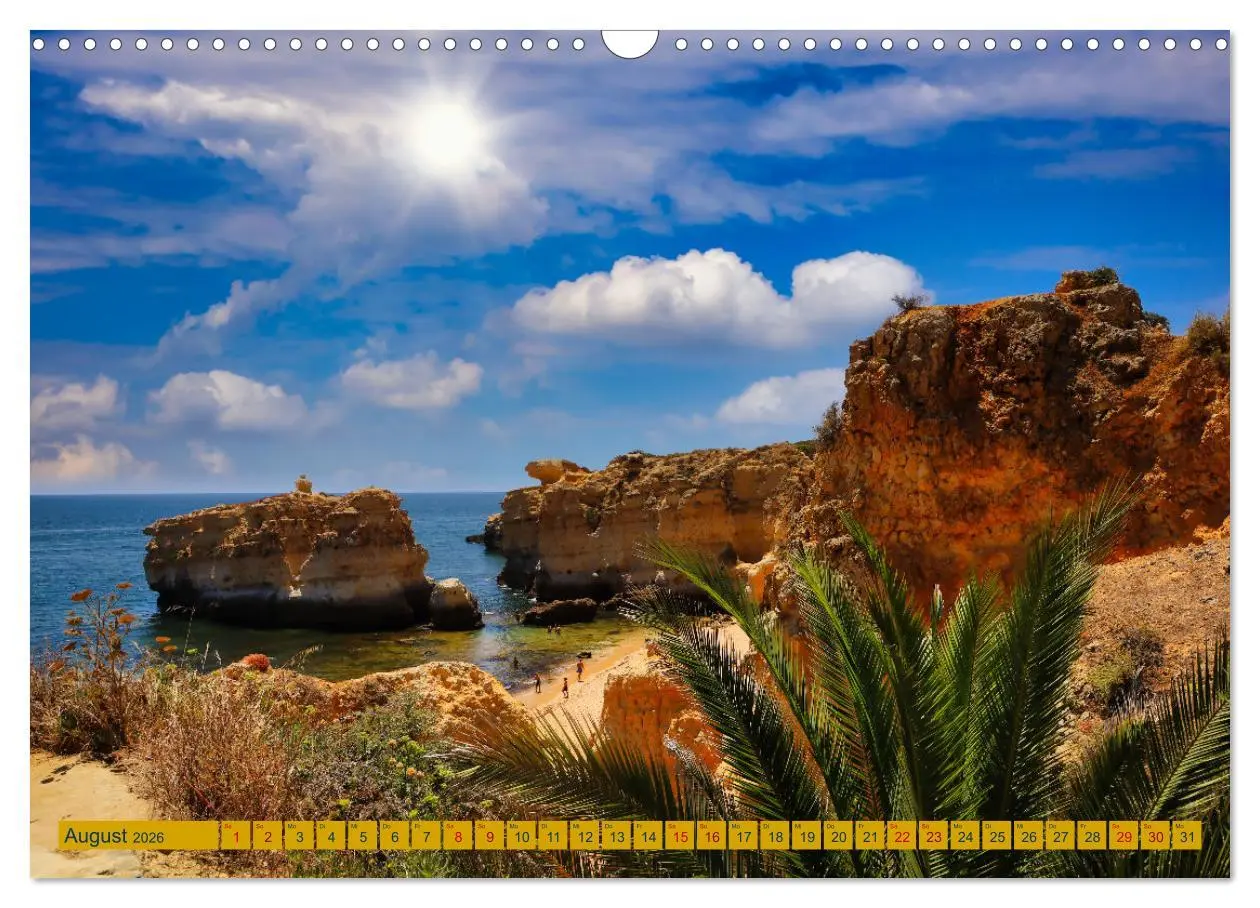 Bild: 9783457496893 | Algarve pur (Wandkalender 2026 DIN A3 quer), CALVENDO Monatskalender