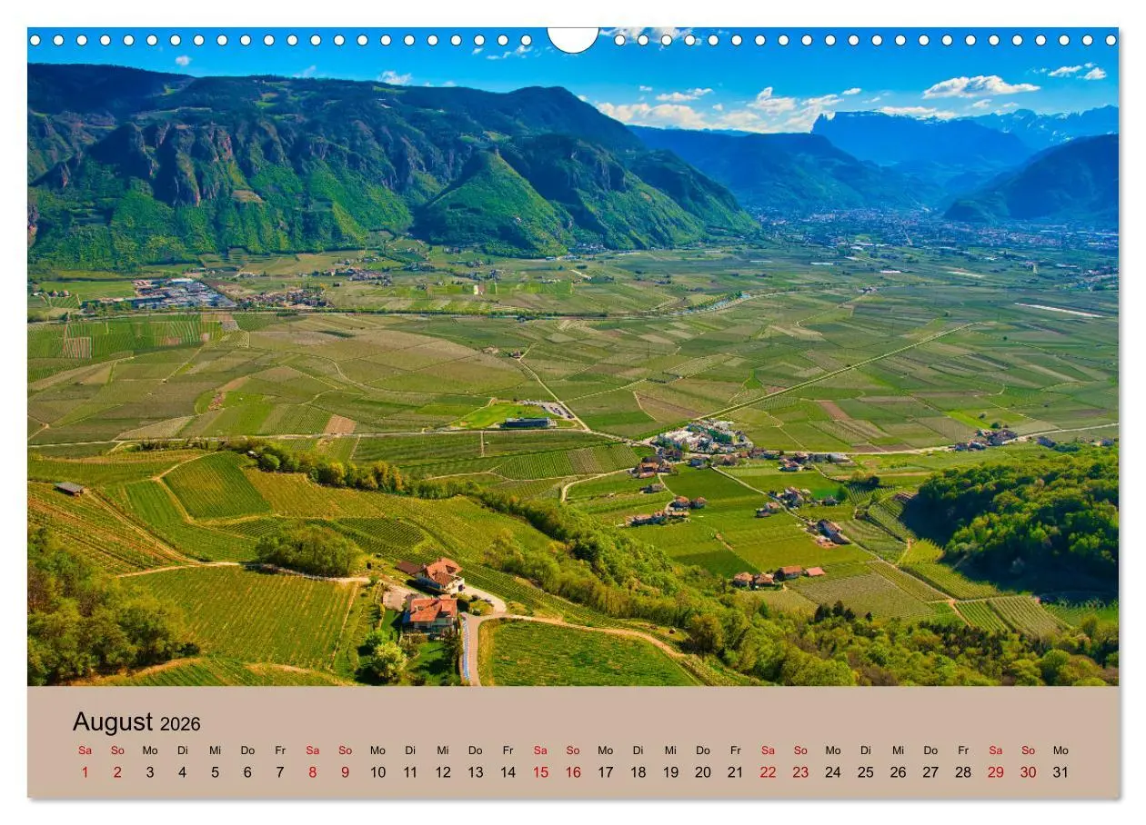 Bild: 9783457566893 | Streifzüge durch Südtirol (Wandkalender 2026 DIN A3 quer), CALVENDO...