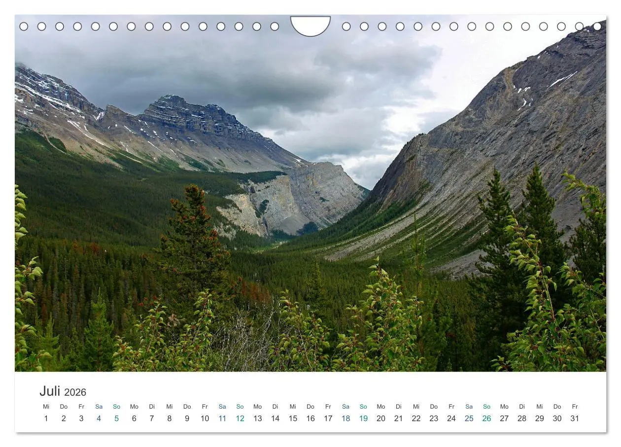 Bild: 9783457636893 | Icefields Parkway in Kanada (Wandkalender 2026 DIN A4 quer),...
