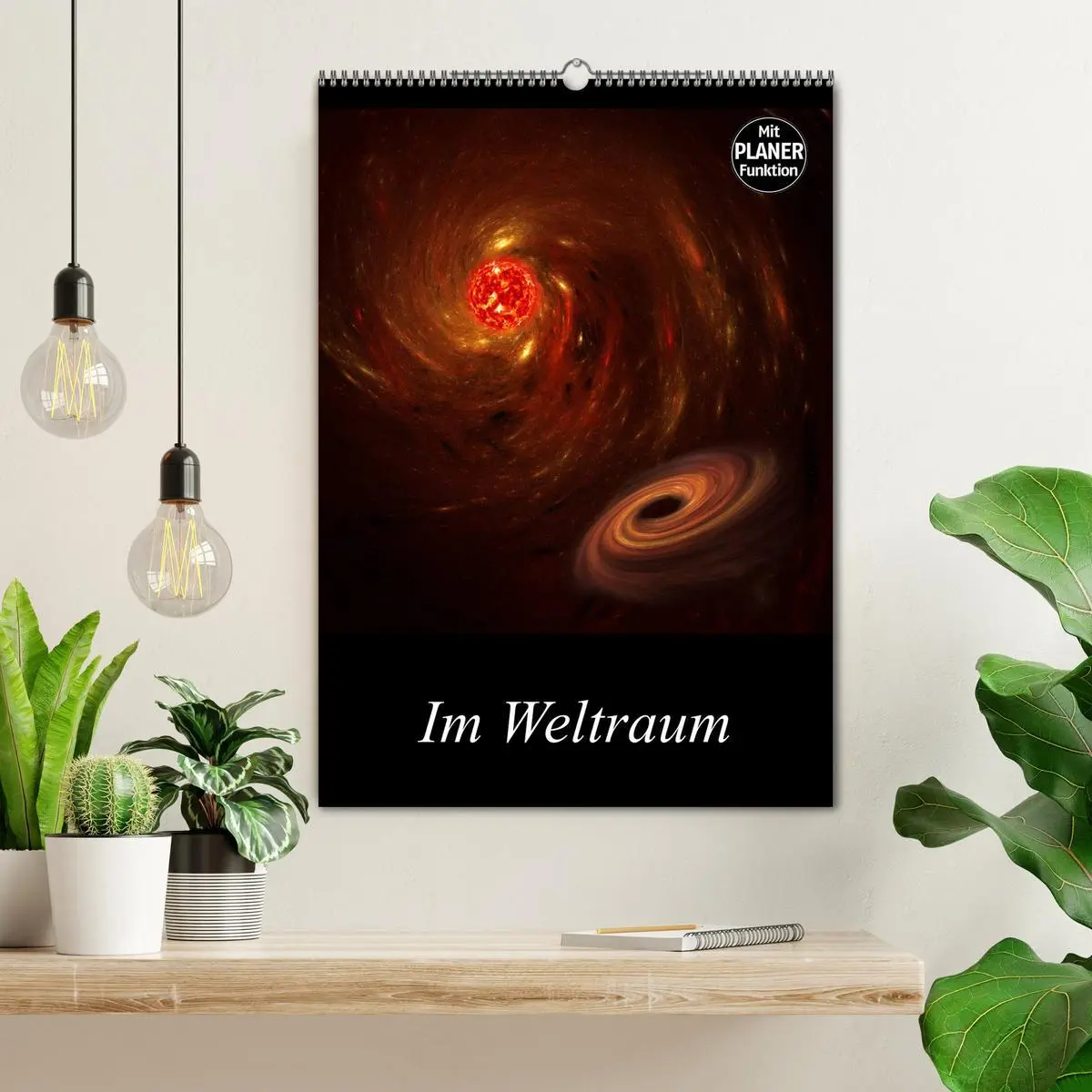 Bild: 9783516416893 | Im Weltraum (Wandkalender 2026 DIN A2 hoch), CALVENDO Monatskalender