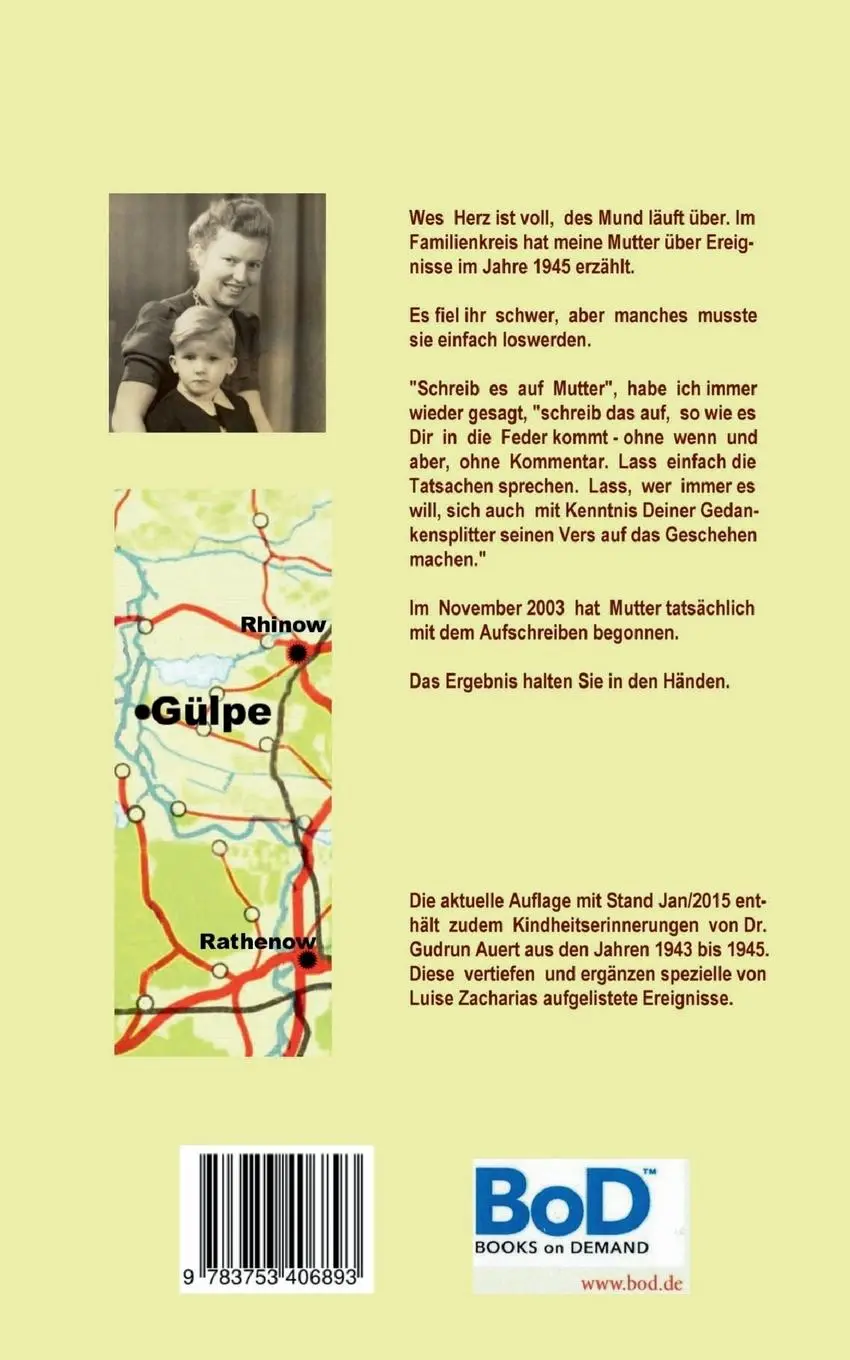 Rückseite: 9783753406893 | Mitten am Rande | Luise Zacharias | Taschenbuch | Paperback | 72 S.