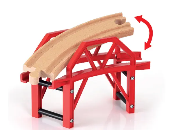 Bild: 7312350336993 | 33699 BRIO Bahnbrücke mit Auffahrten | BRIO® | Spiel | In Schachtel